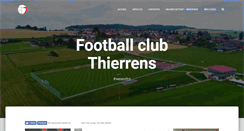 Desktop Screenshot of fcthierrens.ch