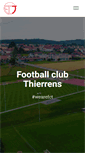 Mobile Screenshot of fcthierrens.ch